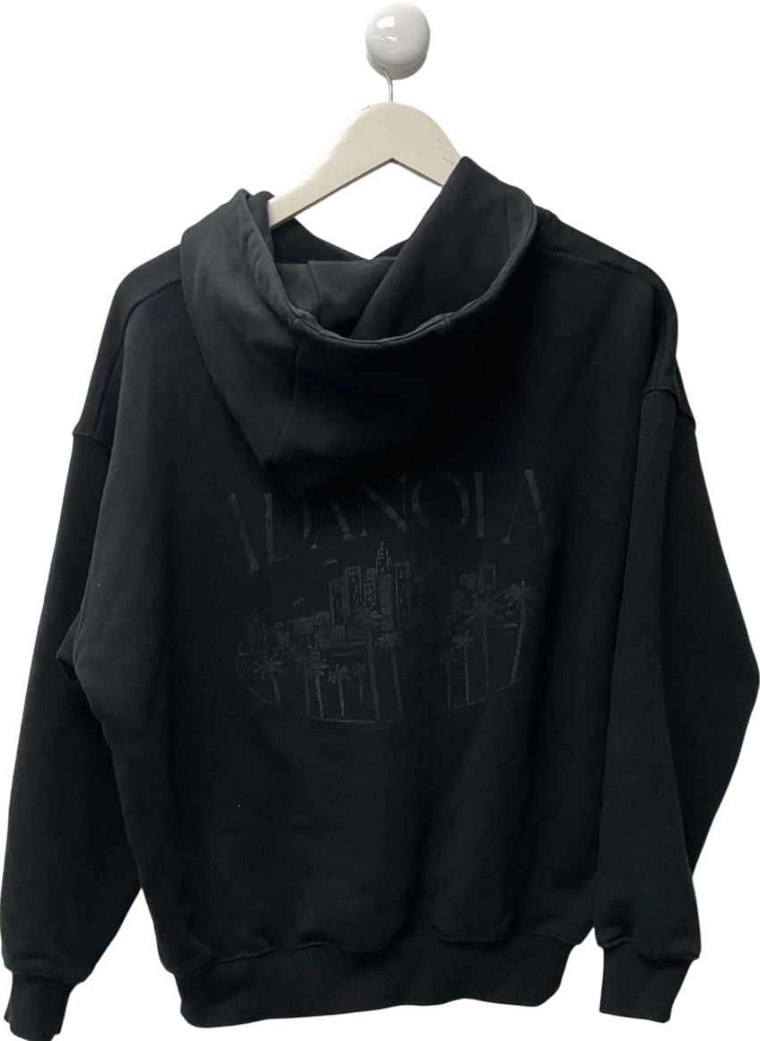 Adanola Black Oversized Hoodie UK XS