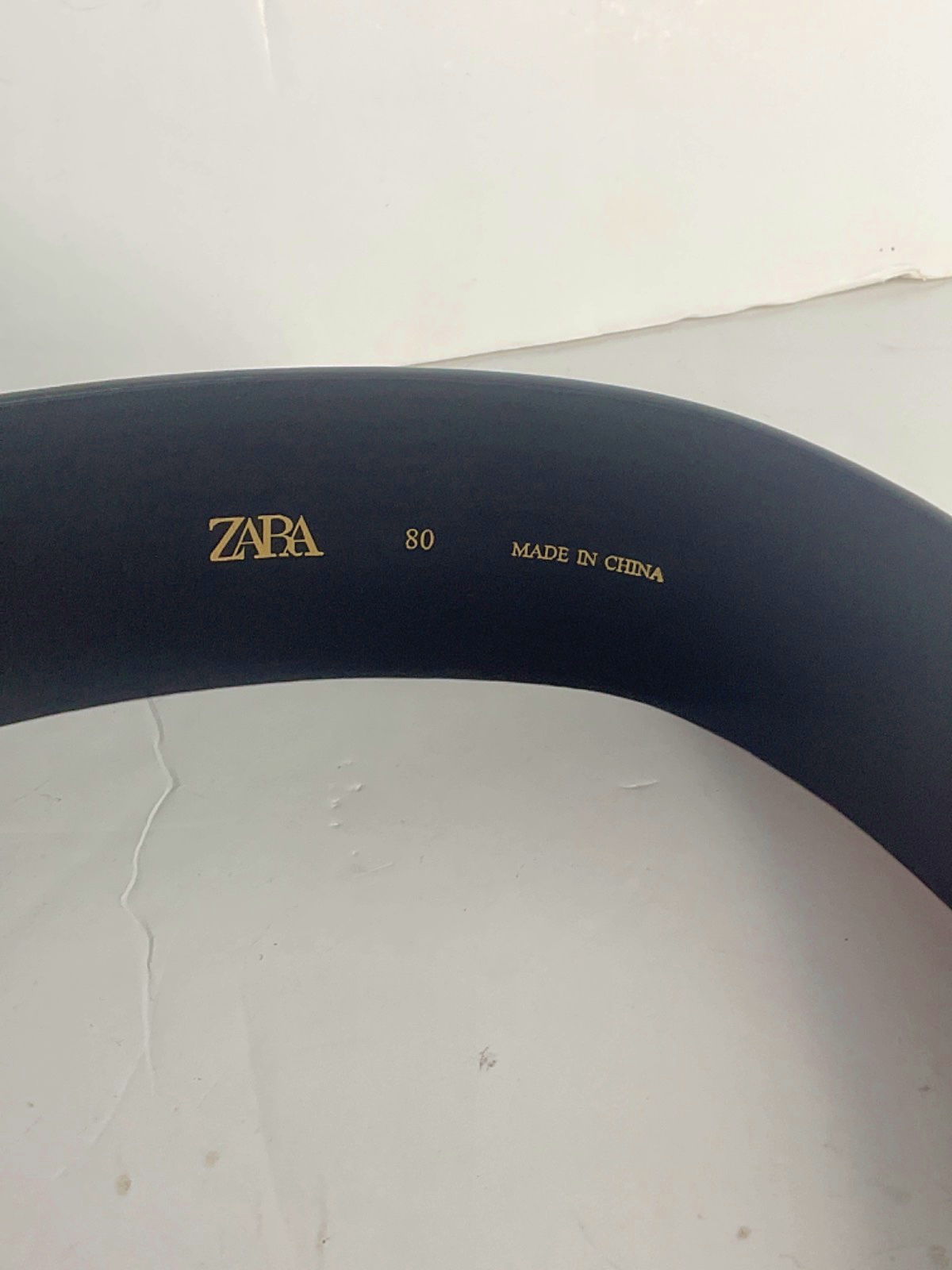 Zara Black Wide Belt W UK 80