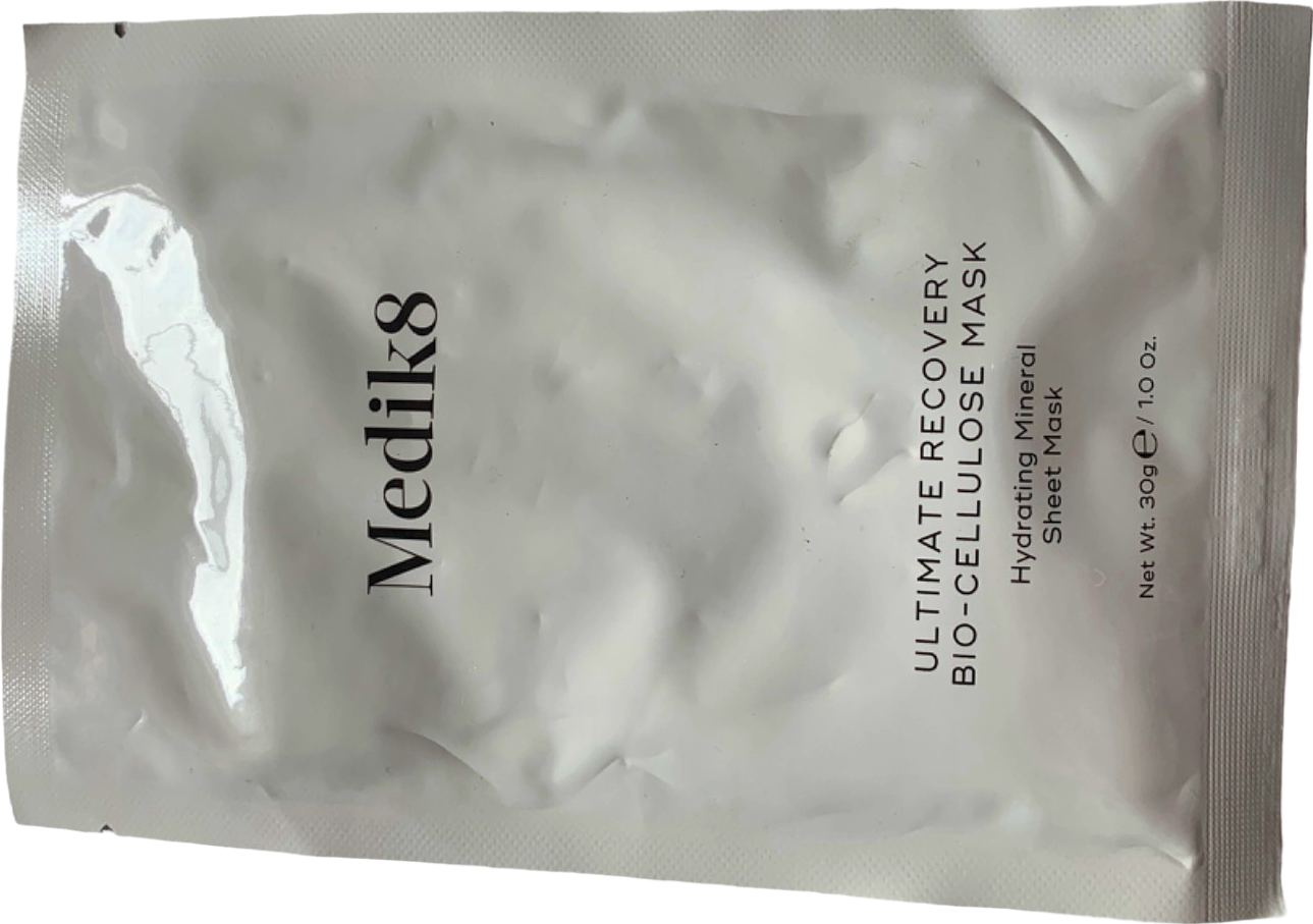 Medik8 Ultimate Recovery Bio-Cellulose Face Mask Hydrating Mineral Sheet Mask 30g