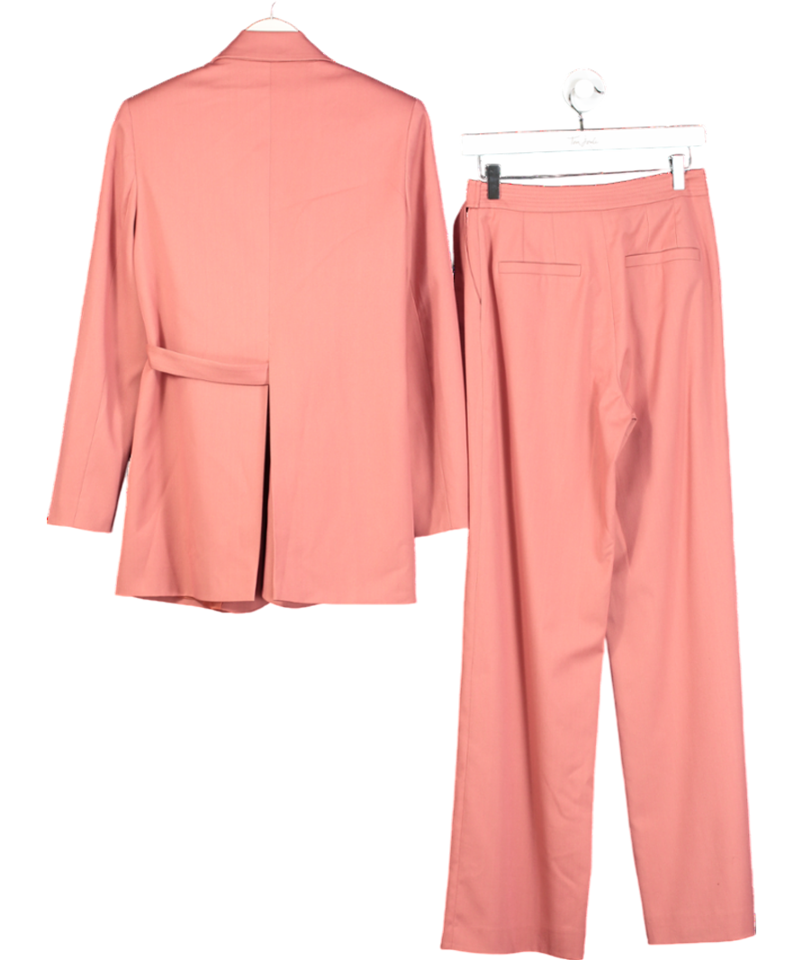 River Island Oversized Mongolian Jacket - Cream UK S