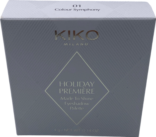 kiko Holiday Première Made To Shine Eyeshadow Palette 01 Colour Symphony 4g