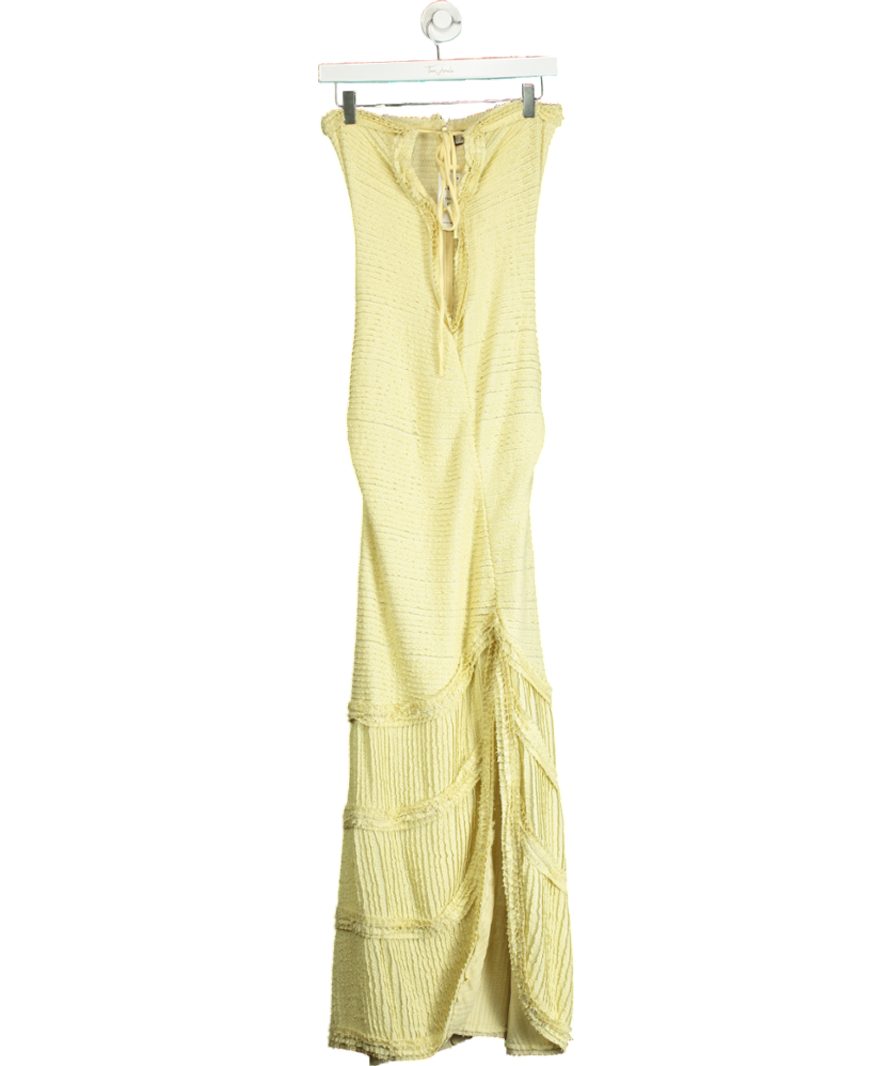 Bad Society Club Yellow Paco Dress UK M