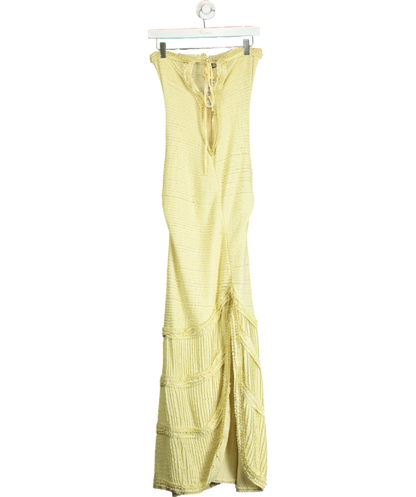 Bad Society Club Yellow Paco Dress UK M