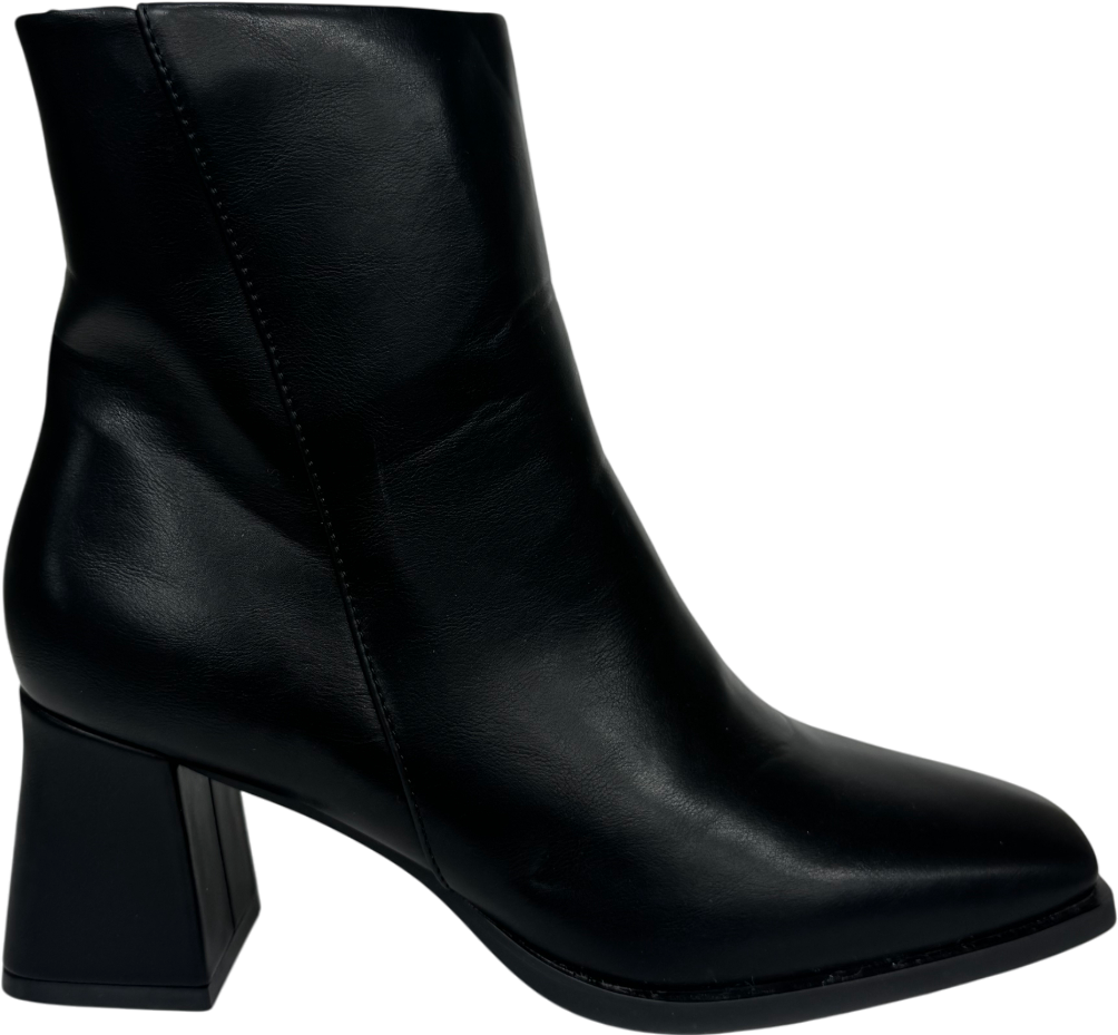 Seqwl Black Classic Ankle Boots UK 8 EU 41 👠