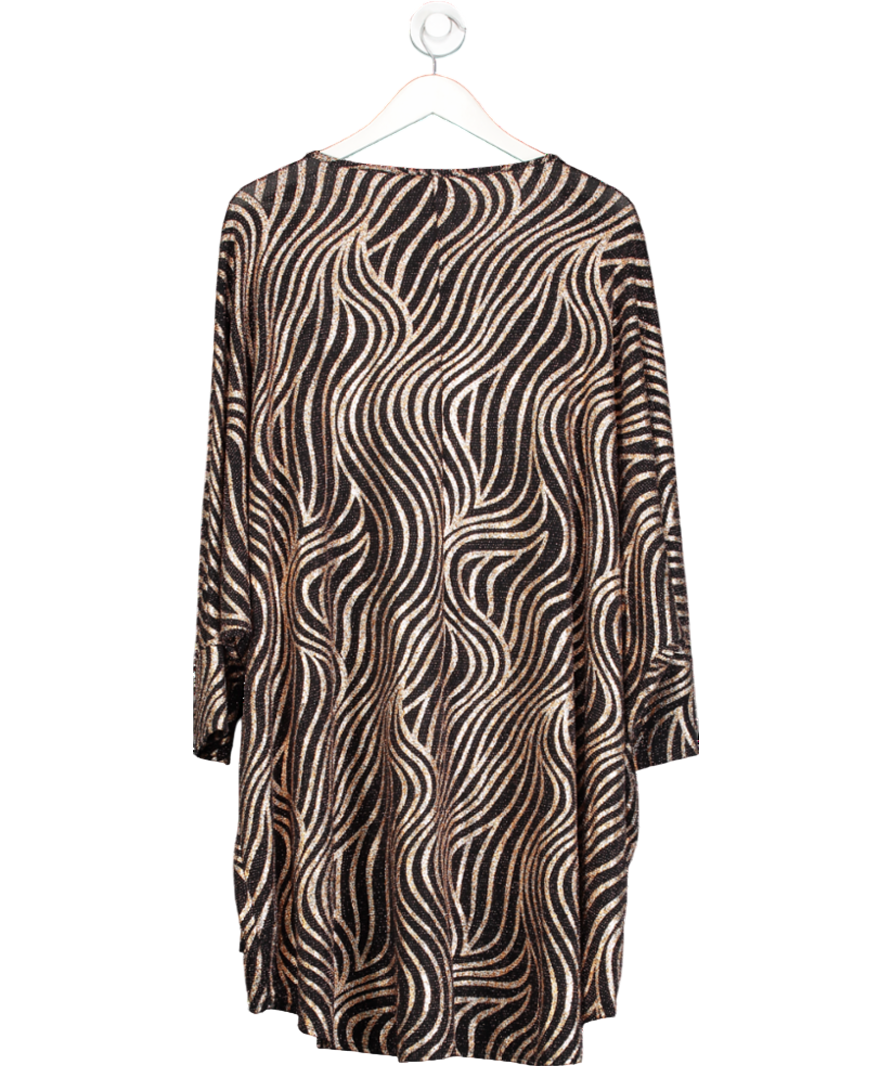 Yours Metallic Swirl Batwing Cardigan UK 30