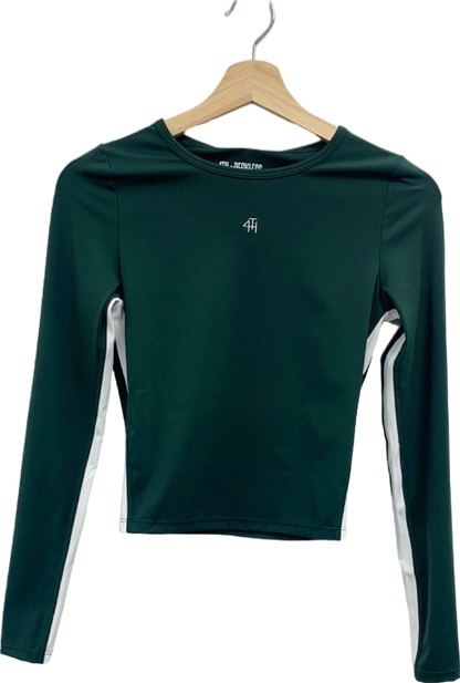 4th & Reckless Forest Green Abby Active Top UK S