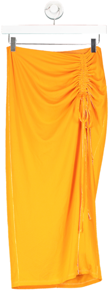 NBD Orange Tanvi Skirt UK XS