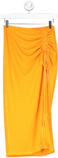 NBD Orange Tanvi Skirt UK XS