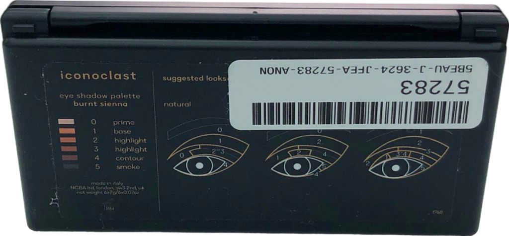 Code8 Iconoclast Eyeshadow Palette Burnt Sienna