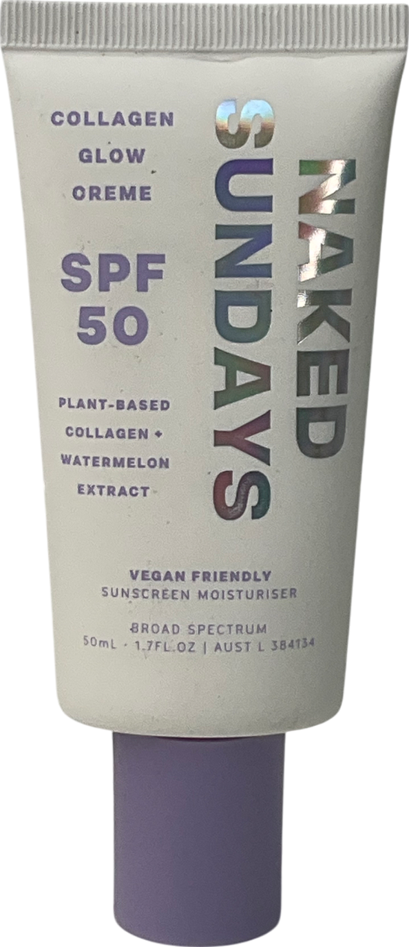 nakedsundays Spf50 Collagen Glow Crème 50ml