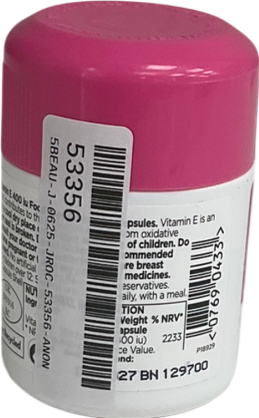 Superdrug Vitamin E 400iu Beauty Capsules 30 capsules