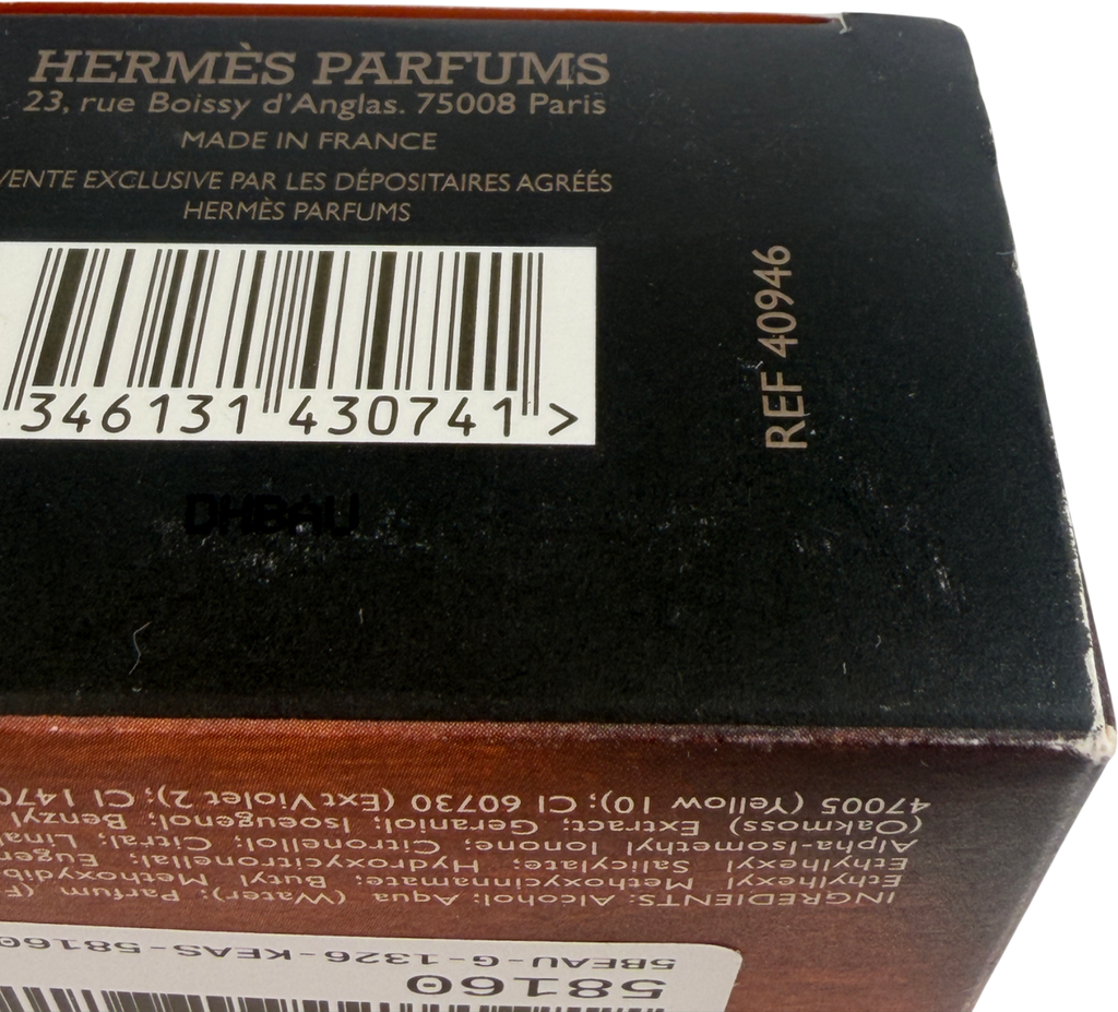 Hermès Terre D'hermès Eau Intense Vétiver Eau De Parfum 100ml