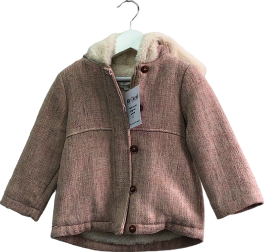 Normandie Pink Hooded Coat 24M