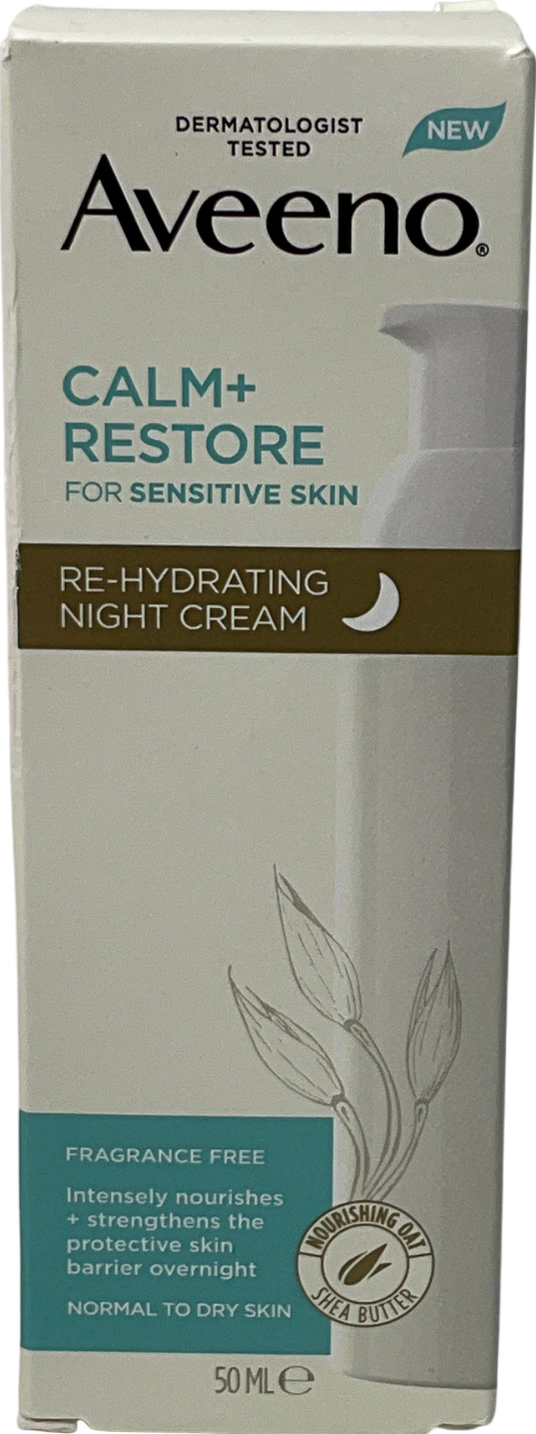 Aveeno Face Calm And Restore Re-hydrating Night Cream 50ml