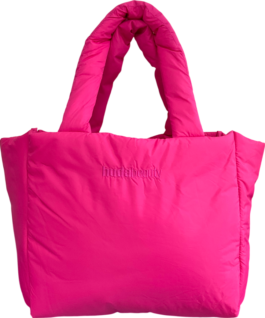 Hooda Beauty Pink Large Puffer Tote Bag One Size