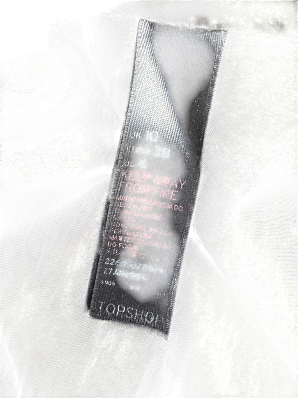 Topshop Black Leather Mini Skirt UK 10