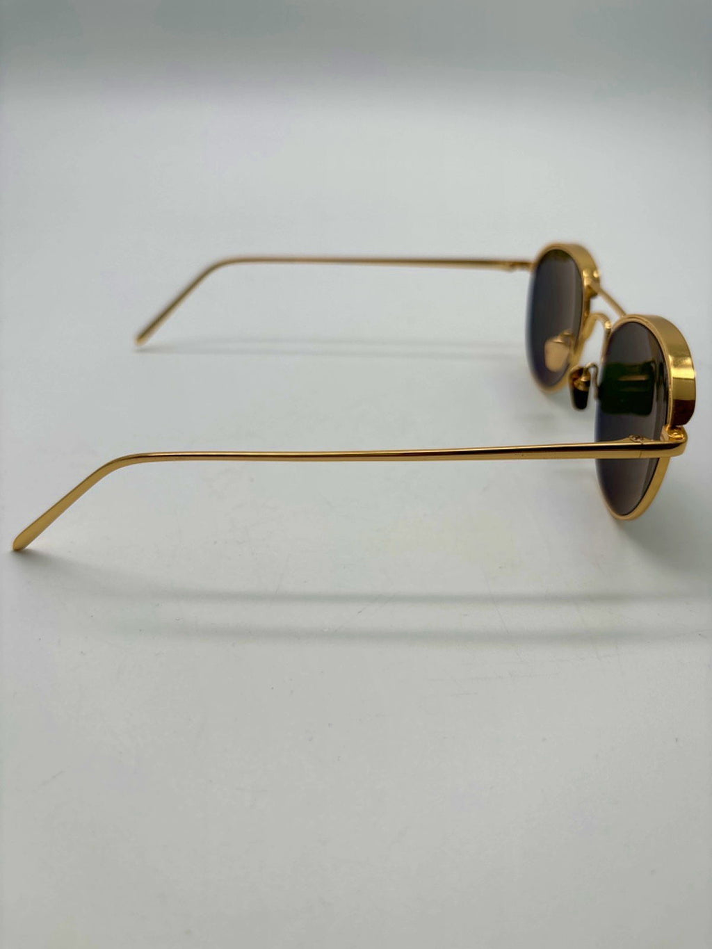 MaxMara Black Square Metal Frame Sunglasses