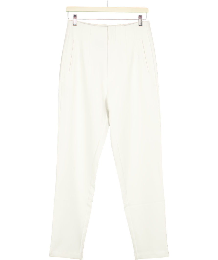 Love Leggings White Cigarette Trouser UK 10