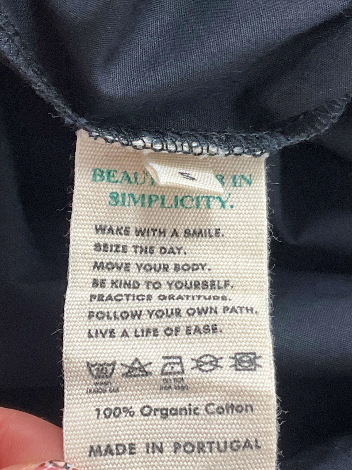 Life of Ease Black Smocked Midi Dress UK S