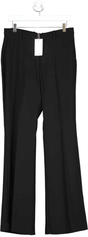 MANGO Black Flared Suit Trousers BNWT UK 12