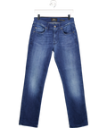 7 For All Mankind Blue Luxe Performance Slimmy Farmington Jeans W29