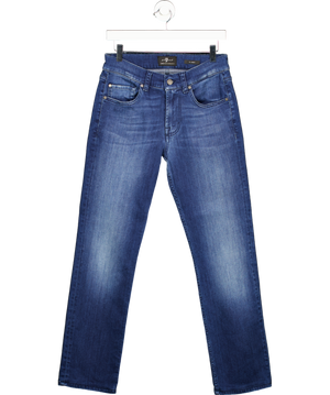7 For All Mankind Blue Luxe Performance Slimmy Farmington Jeans W29