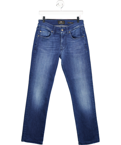 7 For All Mankind Blue Luxe Performance Slimmy Farmington Jeans W29