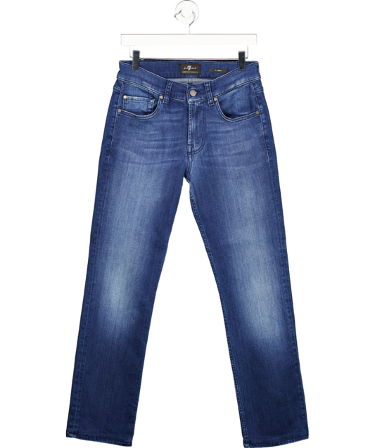 7 For All Mankind Blue Luxe Performance Slimmy Farmington Jeans W29