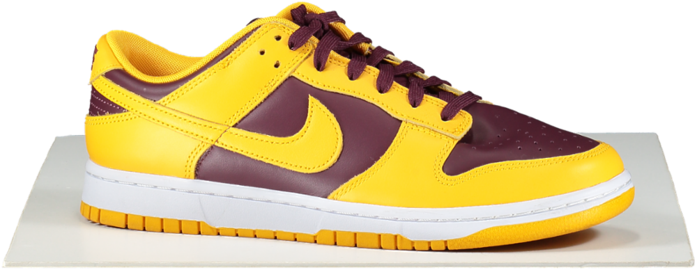 Nike Yellow Dunk Low Arizona State Trainers UK 9  👞