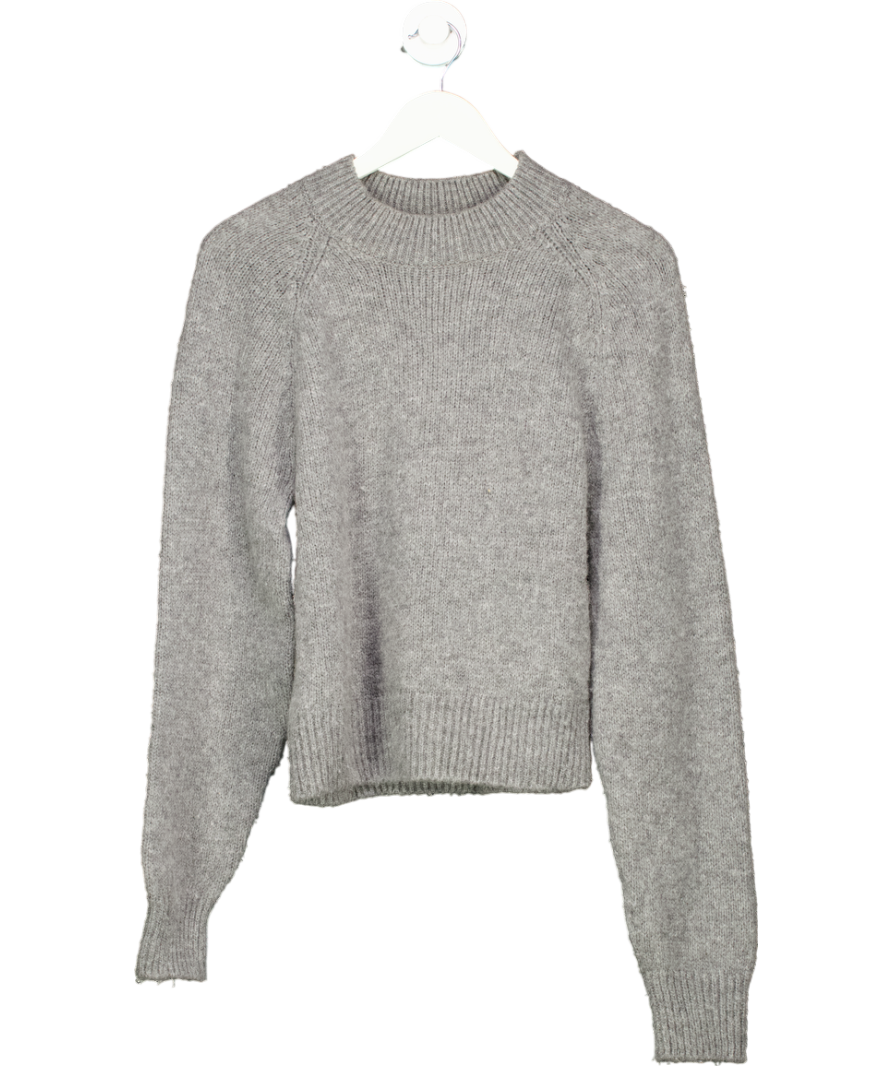 Anine Bing Grey Knit Crewneck Sweatshirt UK M