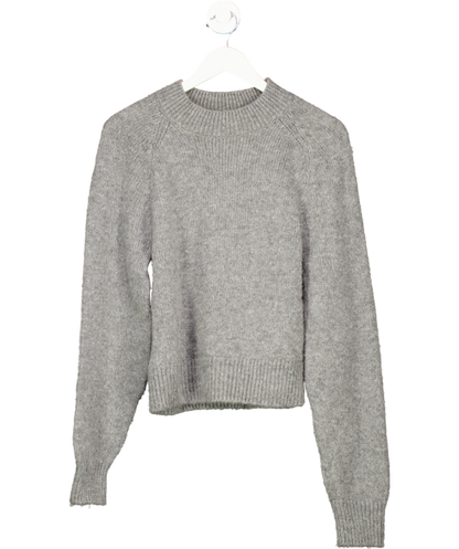 Anine Bing Grey Knit Crewneck Sweatshirt UK M