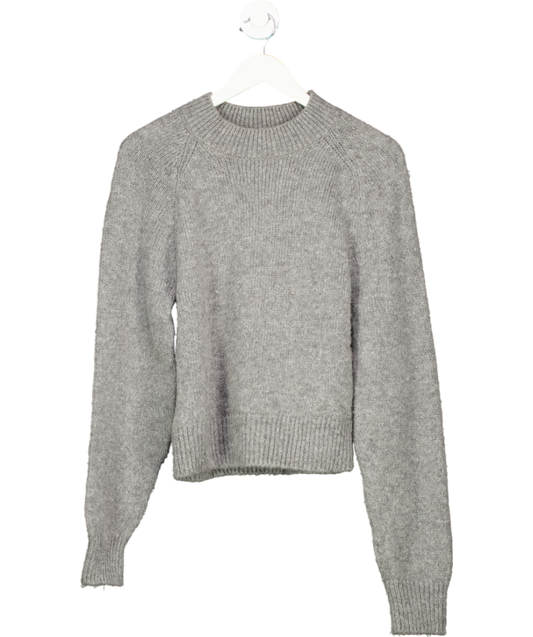 Anine Bing Grey Knit Crewneck Sweatshirt UK M