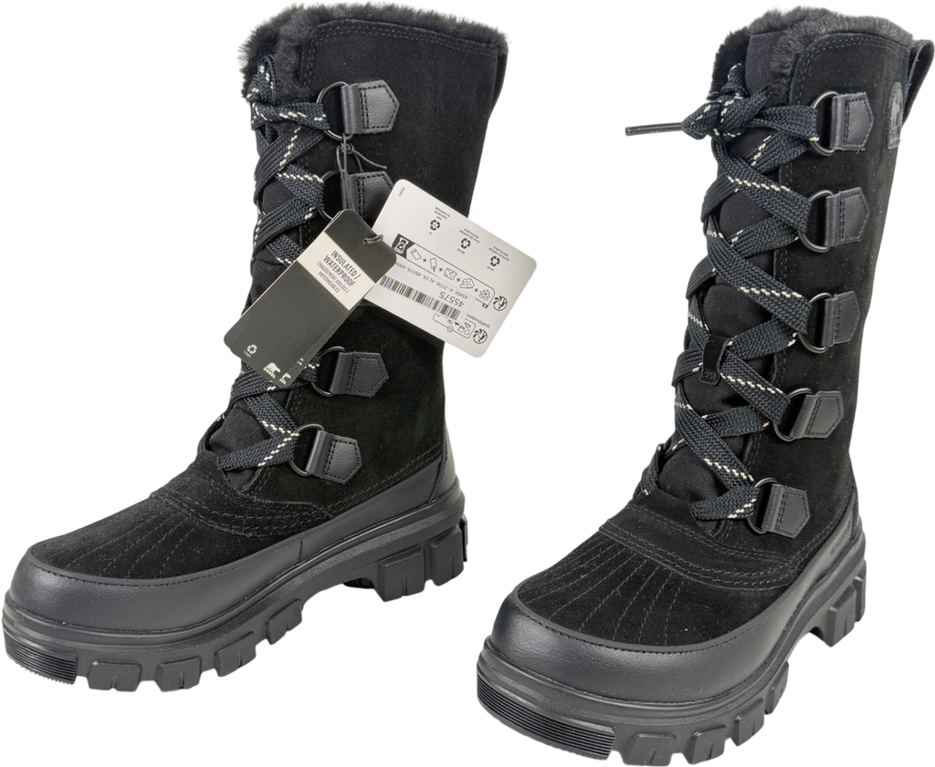 SOREL Black Torino Tall Waterproof Boots UK 4.5 EU 37.5