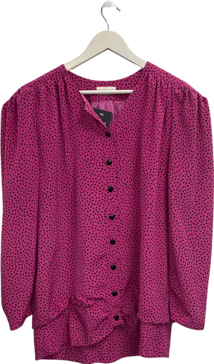 Frank Usher Pink Diamond Print Blouse UK M/L