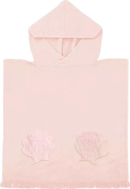 SUNNYLIFE Pale Pink Mermaid Kids Beach Hooded Towel - New & Sealed