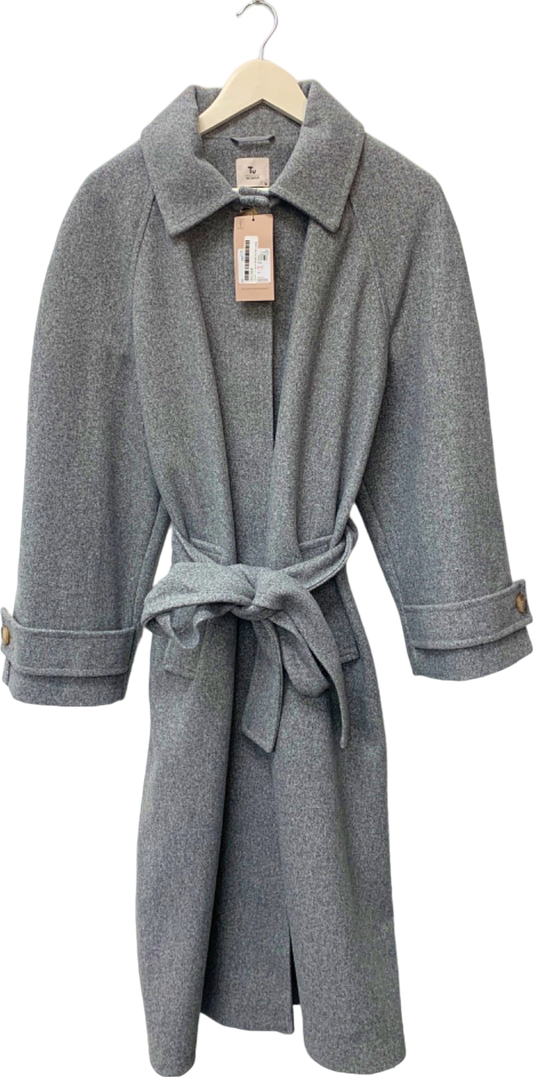 Tu Grey Belted Coat UK 18