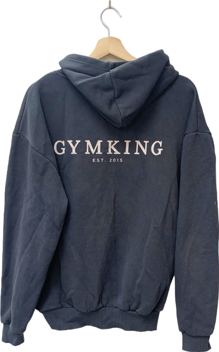 Gym King Slate Grey Hoodie Medium
