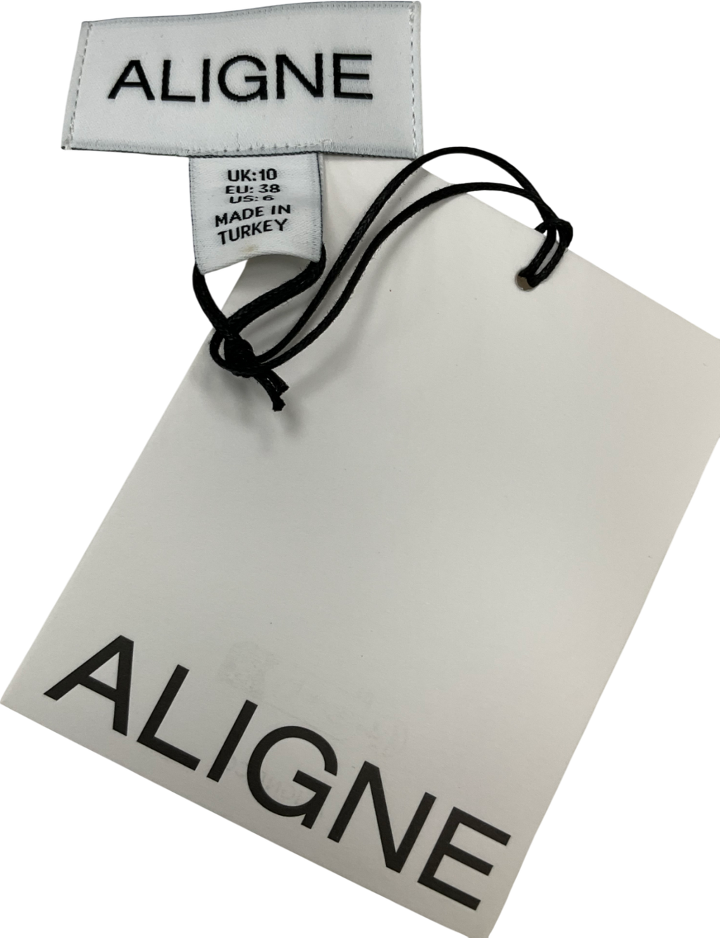 Aligne Cream Beau Tie Up Satin Blazer UK 10