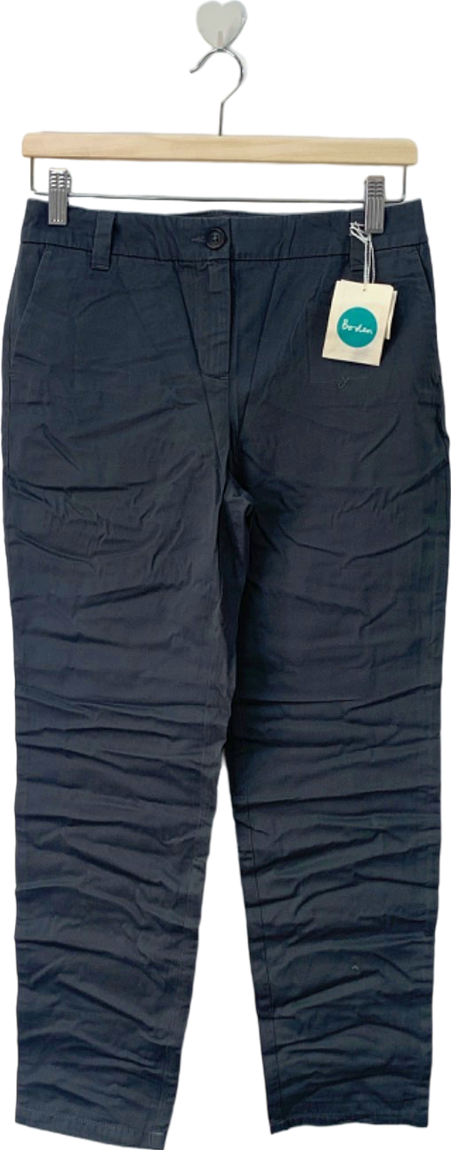 Boden Navy Blue Chinos Trousers Size 8L