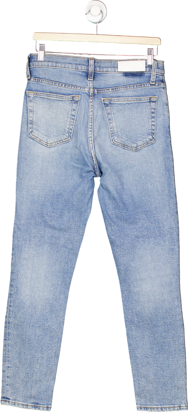 Re/Done Light Blue Mid '90s High Rise Skinny Jeans W28