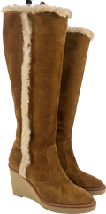 L.K.Bennett Brown Margie Knee Boots UK 7 EU 40 👠