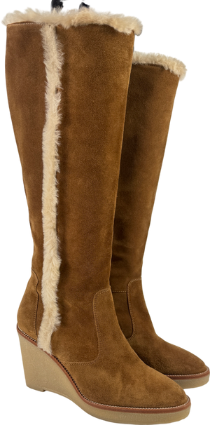 L.K.Bennett Brown Margie Knee Boots UK 7 EU 40