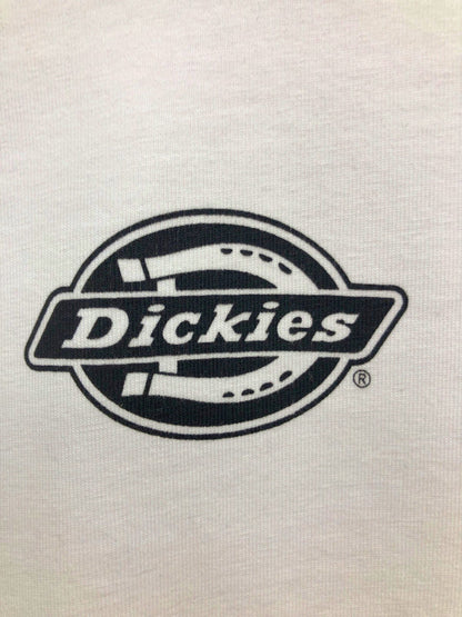 Dickies Black/White Sodaville Long Sleeve Crop Tee Large