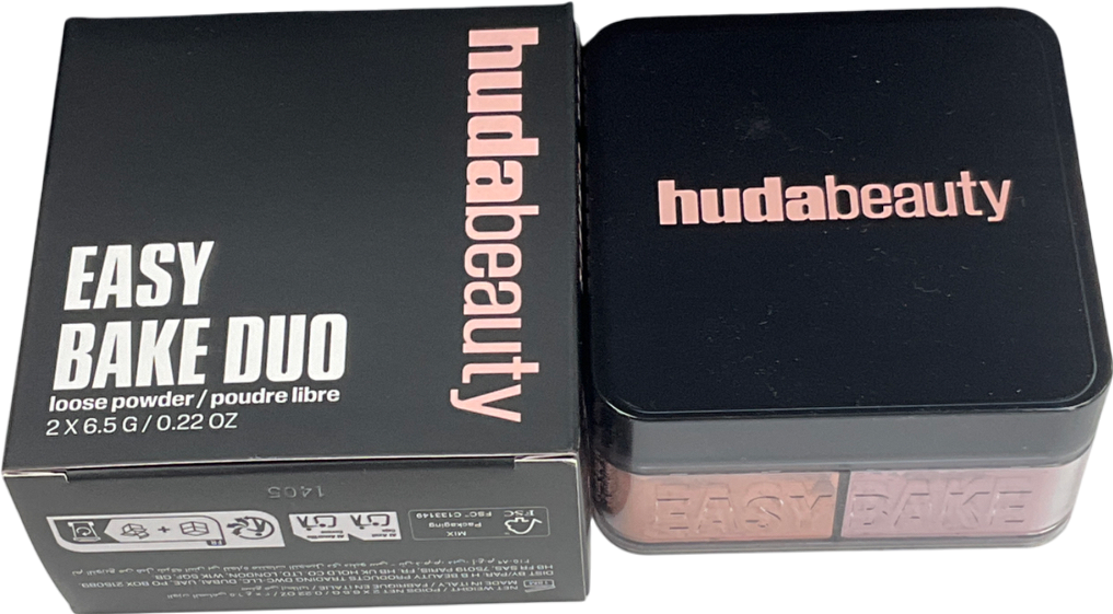 Huda Beauty Easy Bake Duo Loose Powder Pink Pumpkin 2x6.5g