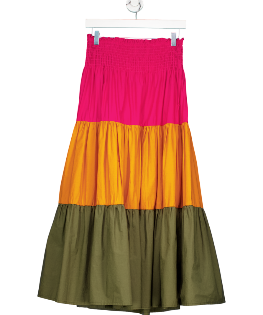 Pinko Multicoloured Pink/orange/green Long Skirt UK 8