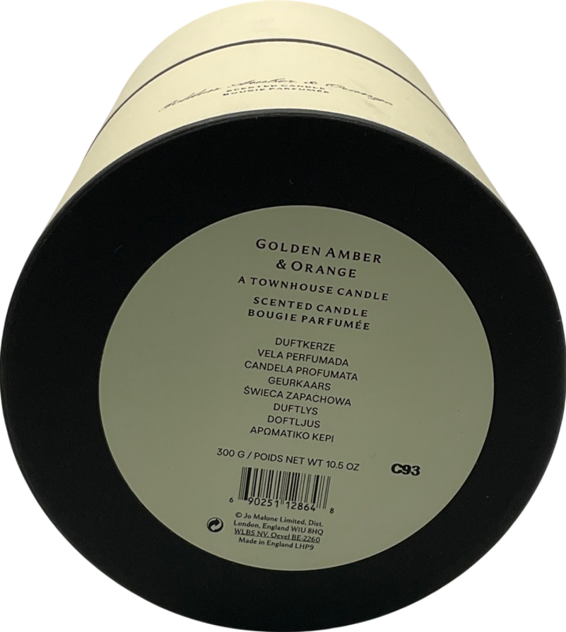 Jo Malone London Cream Golden Amber & Orange Townhouse Candle One Size