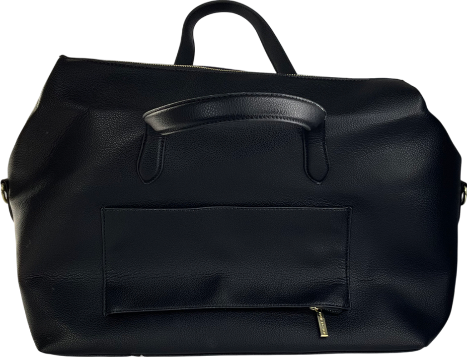 Katie Loxton Black Milan Cabin Personalised "LW" Bag UK L