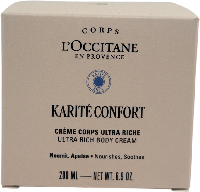 L'occitane Shea (karité) Ultra Rich Body Cream 200ml