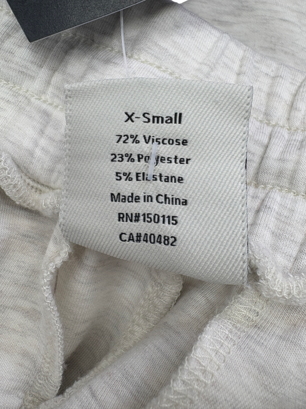 Varley Grey Double Soft Zip Cuff Joggers UK XS