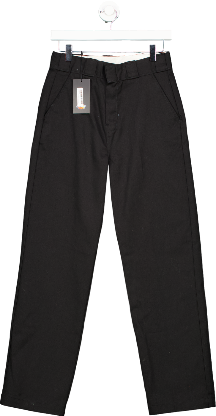 Dickies Black Elizaville Regular Fit Trousers Size 26